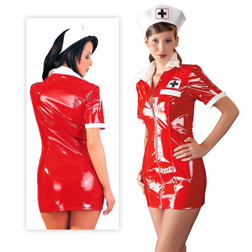 Lakované šaty - zdravotná sestra