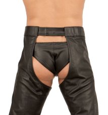 Pánske kožené slipy so šnurovaním - pohľad zozadu