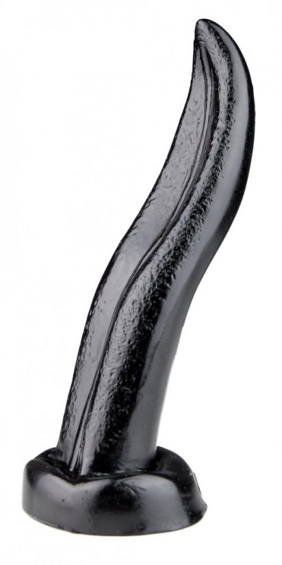 Černé dildo - Tongue (19 x 5,8 cm)