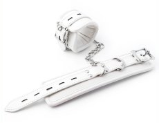 White padded handcuffs