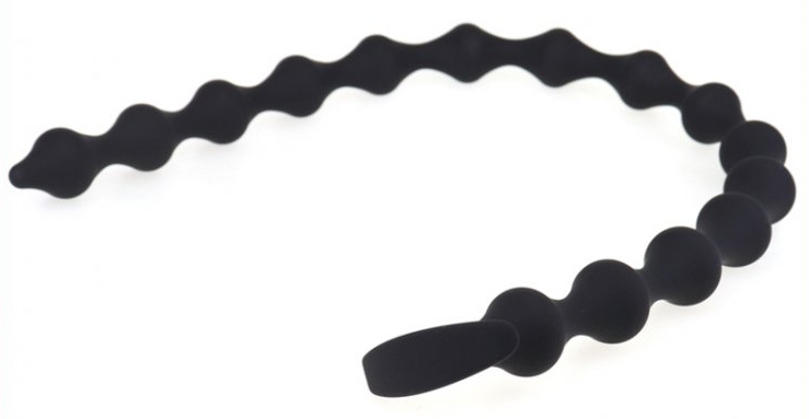 Long Dildo Thin Beads 55 x 2,3 cm - gb32030