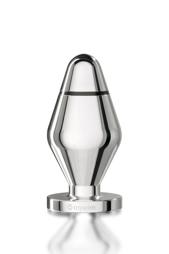 Kovový anální kolík pro elektrosex - Big John XL