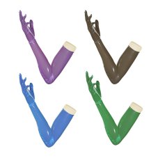 Latexové rukavice UniqDsn dlhé - špeciálne farby