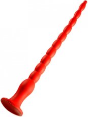 Long Stretch Worm Dildo N°6 (60 x 6 cm) Red - gb36530