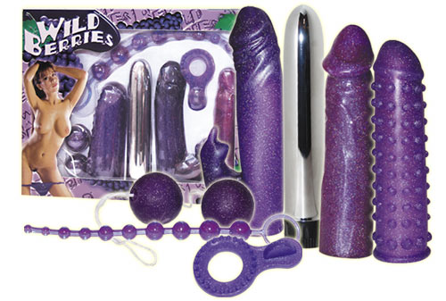 Sedemdielna súprava v perleťovo fialovej farbe