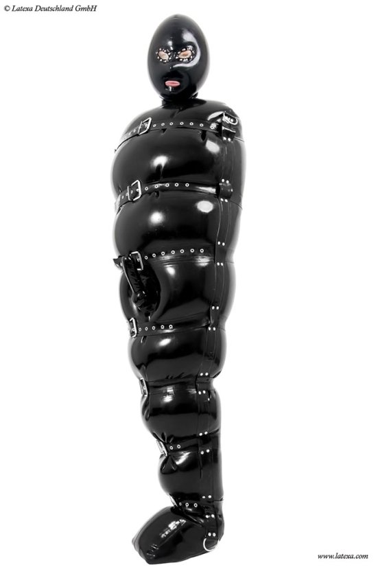 Latexový kokon (cocoon) - dvojvrstvový nafukovací bondážny vak