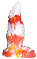 Rhegax Dildo 16 x 6,5 cm White-Orange - gb33680