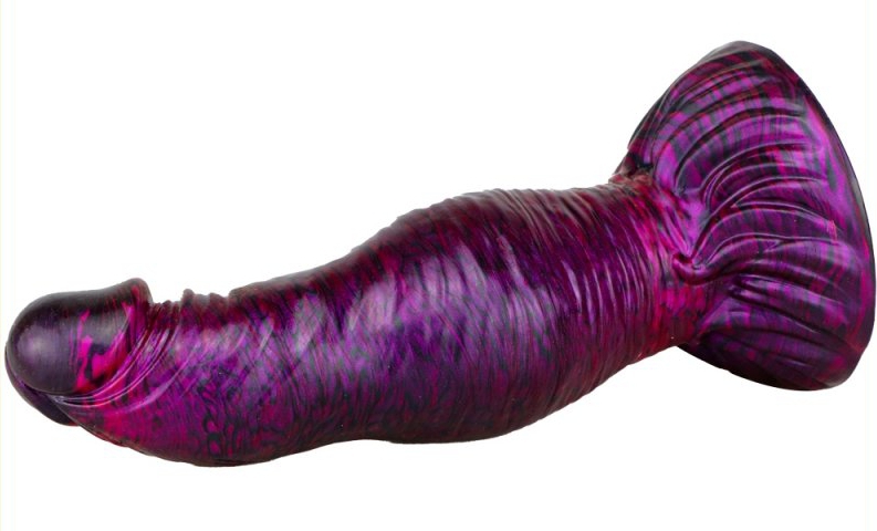 Fantasy Dildo Duxel 17 x 6 cm Purple-Black - gb45116