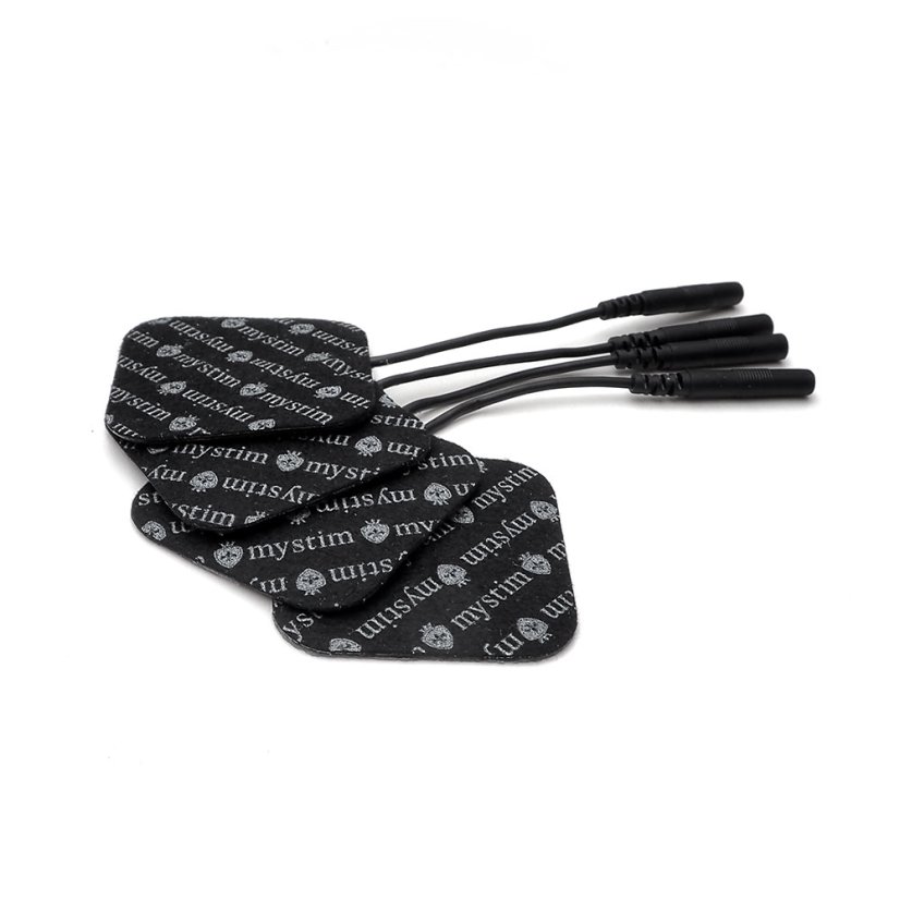 Replacement self-adhesive electrodes for electro stimulator - black