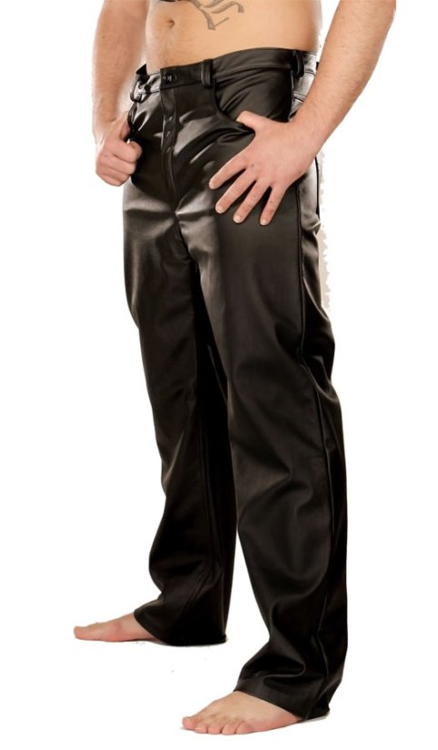 Pánske kožené nohavice