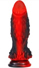 Dildo Dragon Yong 15 x 5,5 cm Black-Red - gb39897