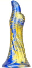 Fantasy Dildo Dukix 14 x 4,4 cm Blue-Gold - gb45124