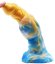 Dildo Wolorz 20 x 6 cm Gold-Blue - gb33565