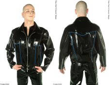 Silná latexová bunda