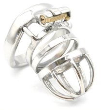 Kovový pás cudnosti Benty 7,5 x 3,3 cm - M