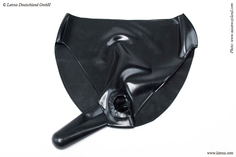 Dámske latexové nohavičky s vnútorným vaginálnym kondómom