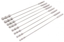 Sada 8 dilatátorů z nerezové oceli (7 - 14 mm)