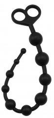 Silikonové kuličky - Black Mont Beads 30 x 2,4 cm - gb28183