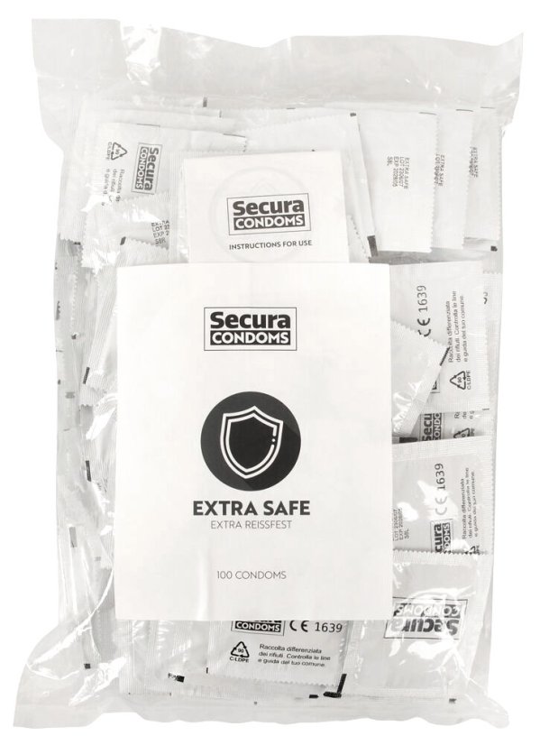 Kondómy Secura Extra Safe (balenie 100 ks)
