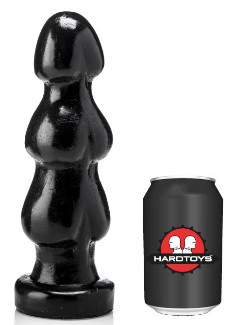 Čierne dildo - Triple 3 (23 x 7,5 cm)