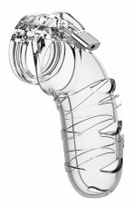 Pánský pás cudnosti - ManCage 05 clear (14 x 4,5 cm)