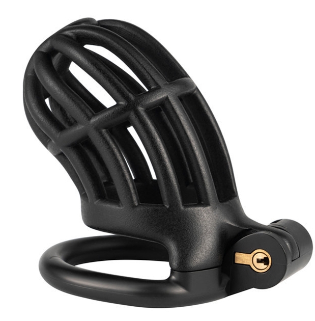 Pánsky pás cudnosti - Slutypig čierny (8 x 3,3 cm)