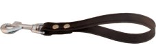 Krátke kožené vodítko s karabínou - gb21585