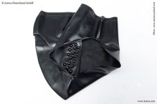 Latexové nohavičky s dráždivými výstupkami v rozkroku - detail