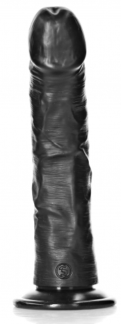 RealRock Curved Dildo 20 x 4.6 cm Black - gb44398