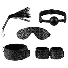 BDSM sada Diamond Lines Black