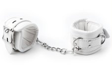 White handcuffs with padding