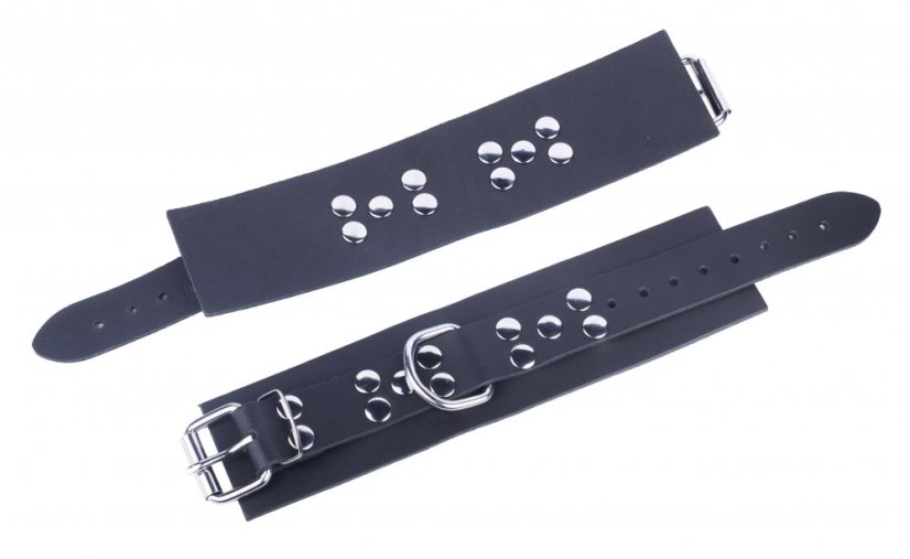 Kožené putá "The Red" čierna - gb13881