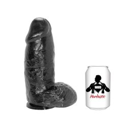 Čierne dildo - Super Mike (18 x 8 cm)