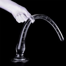 Long transparent dildo Koxor L 45 x 5 cm - gb15653