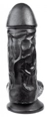 Čierne dildo - Super Tiky (21 x 8 cm)