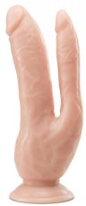 Double Dildo Dp Cock Dr Skin 18 x 6 cm - gb35175 (skladem)