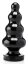 Čierne dildo - Aspic (19 x 9,3 cm) - gb21847