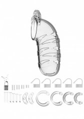 Pánský pás cudnosti - ManCage 05 clear (14 x 4,5 cm)