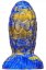 Warnax Dragon Egg Dildo 13 x 7 cm Blue-Gold - gb45083