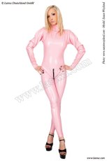 Základní latexový catsuit - růžový