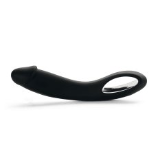 Silicone dildo for electrosex, with a sculpted glans