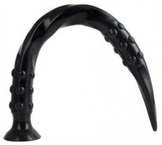Dildo Pointed Twist S 40 x 3 cm Black - gb30026