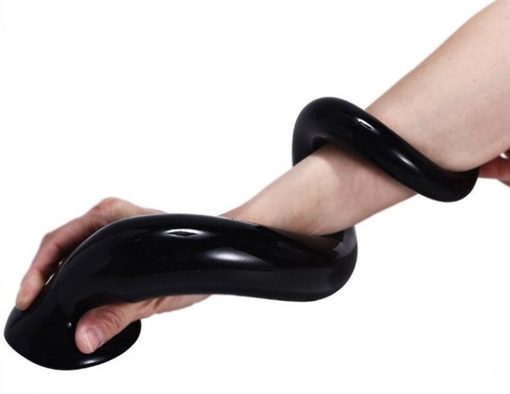 Dildo Tail Flex M 40 x 4,5 cm Black - gb31284