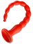 Long Stretch Worm Dildo N°2 (40 x 4 cm) Red - gb36526