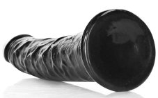 Slim Dildo RealRock 15,5 x 3,8 cm Black - gb44843