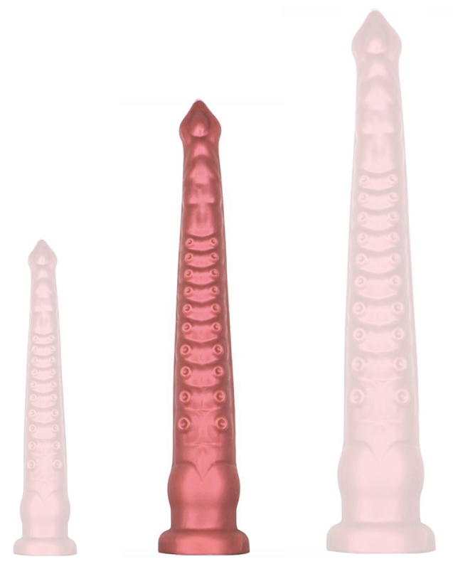 Dildo Oktoop M 43 x 6 cm Red - gb45159