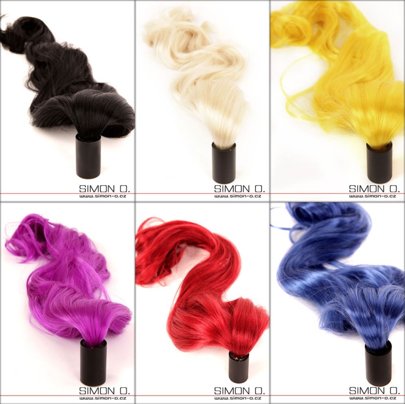 Vlasový chvost k latexovým maskám (ponytail, cop)
