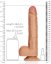 Straight Dildo RealRock 21 x 5,3 cm Latino Dildo - gb44885