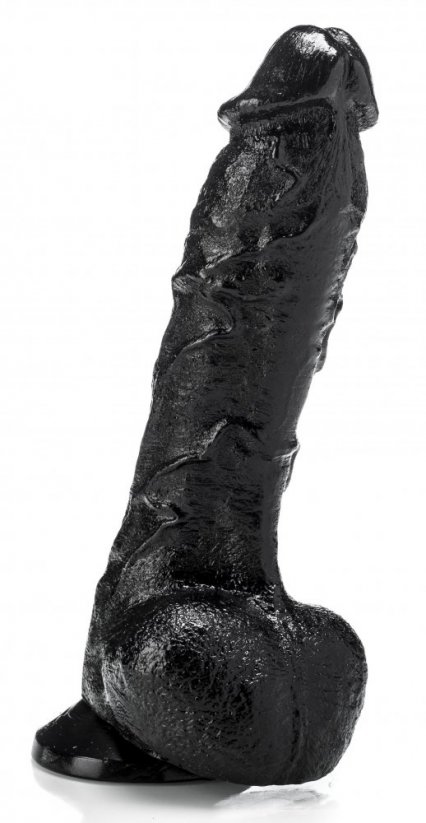 Černé dildo - DP1008V (18 x 5,5 cm)