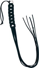 Kožené dôtkypre s pletenou rukoväťou (77 cm)